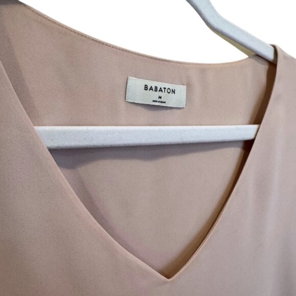 Aritzia Babaton Flowy Long Sleeve *Light Pink* - Picture 3 of 4